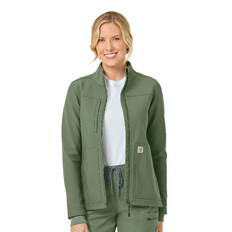 Carhartt Rugged Flex Women's Bonded Fleece Jacket - Olive