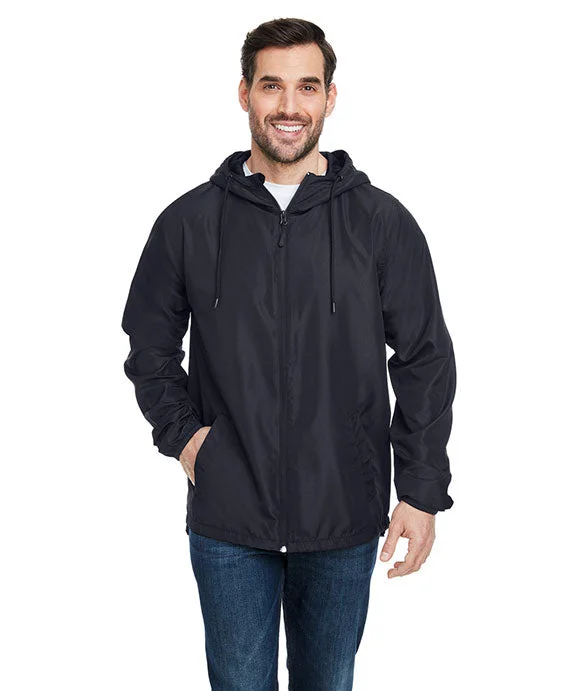 B9754 - Burnside Lightweight Windbreaker | Black